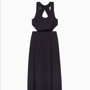 Aritzia peek-a-boo maxi dress